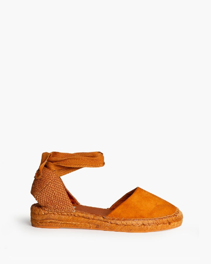 Еспадрили с лента за глезена Orange Sunset