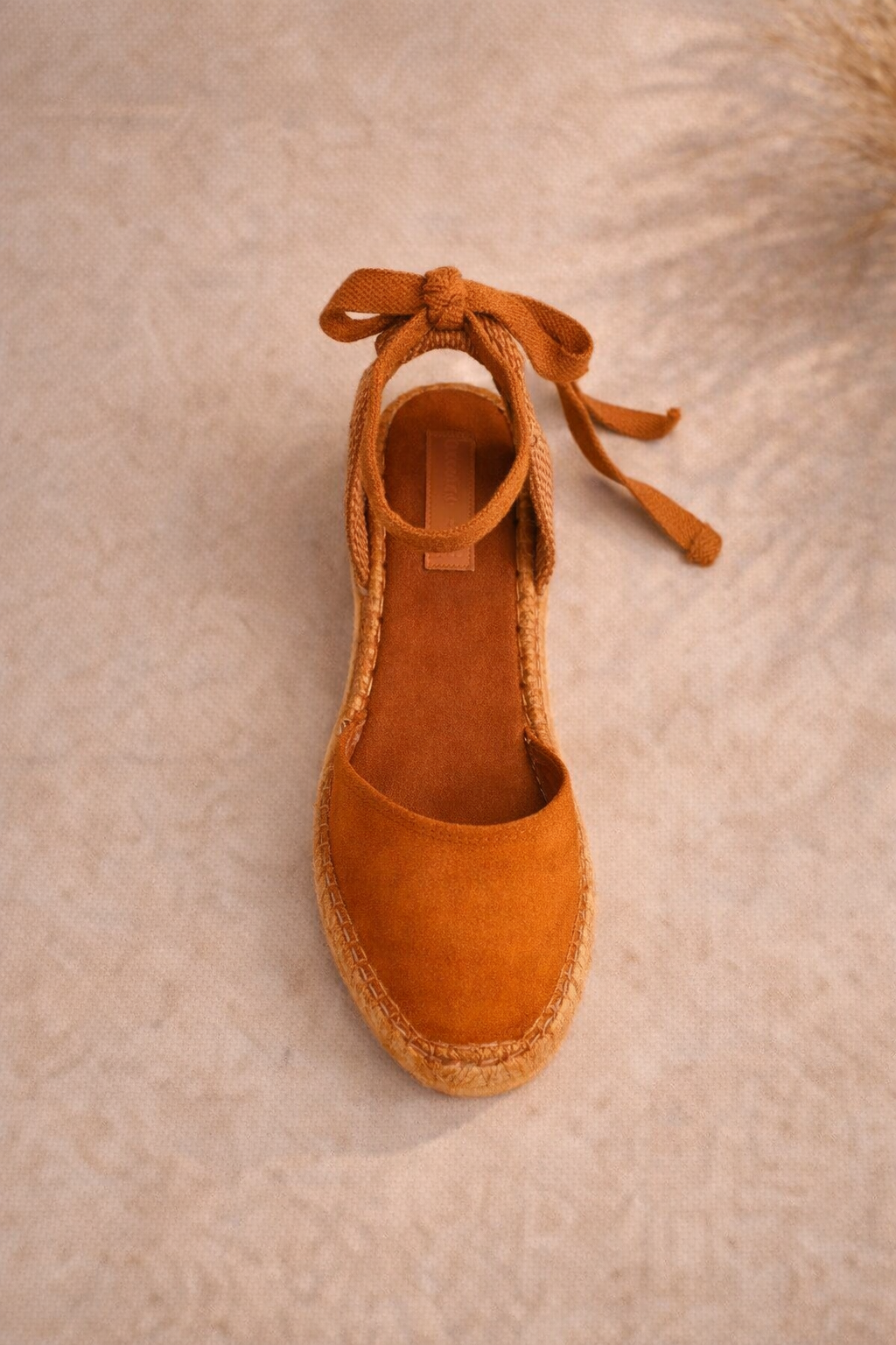 еспадрили с ankle-wrap лента в залезно оранжево