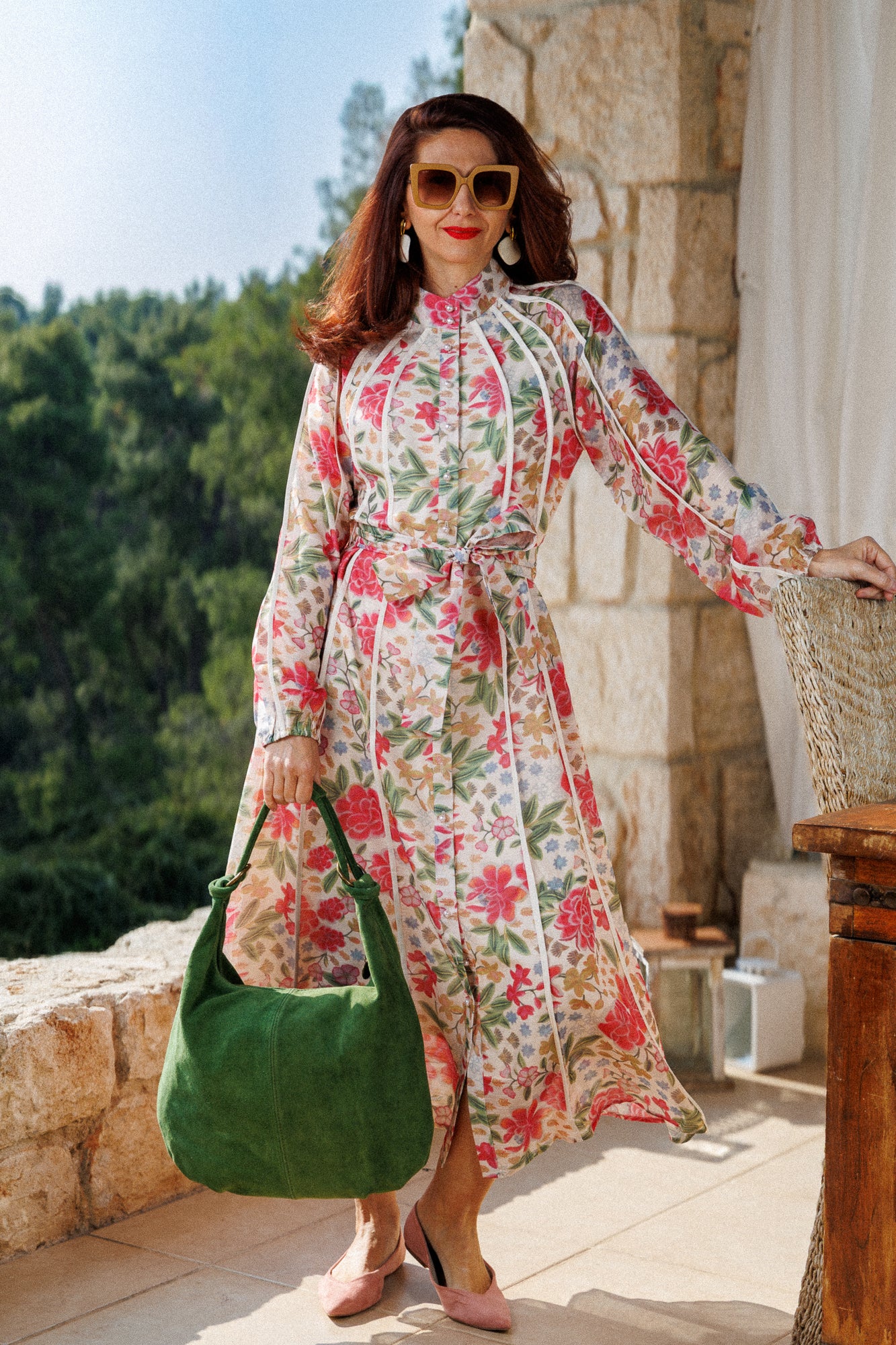 Premium Suede Bag In Green!