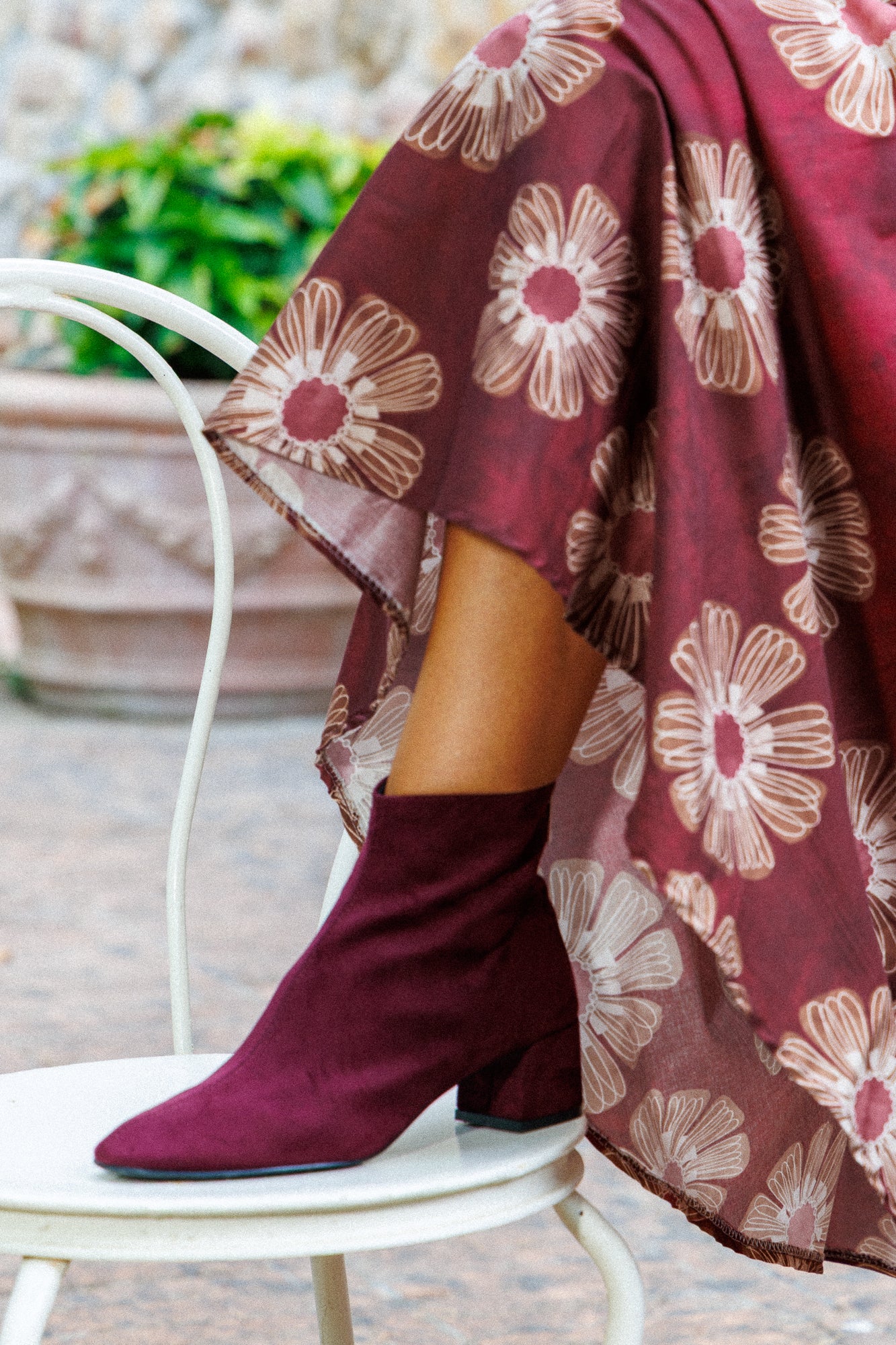 Боти Burgundy