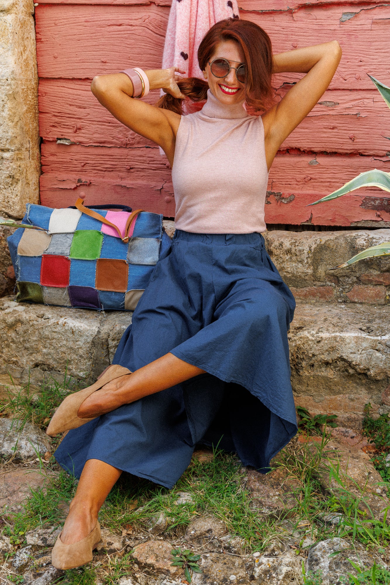 Поло блуза без ръкави