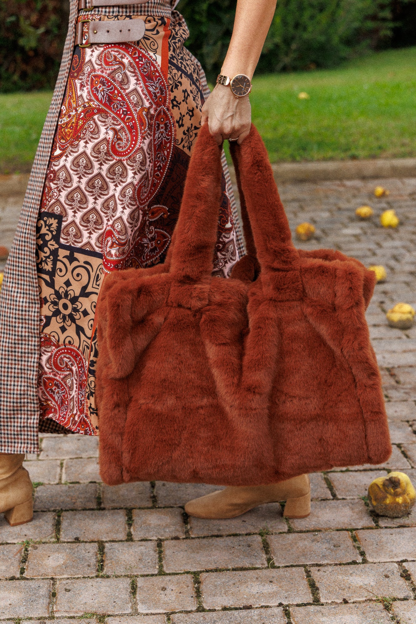 Geantă cu husă ecologică din păr