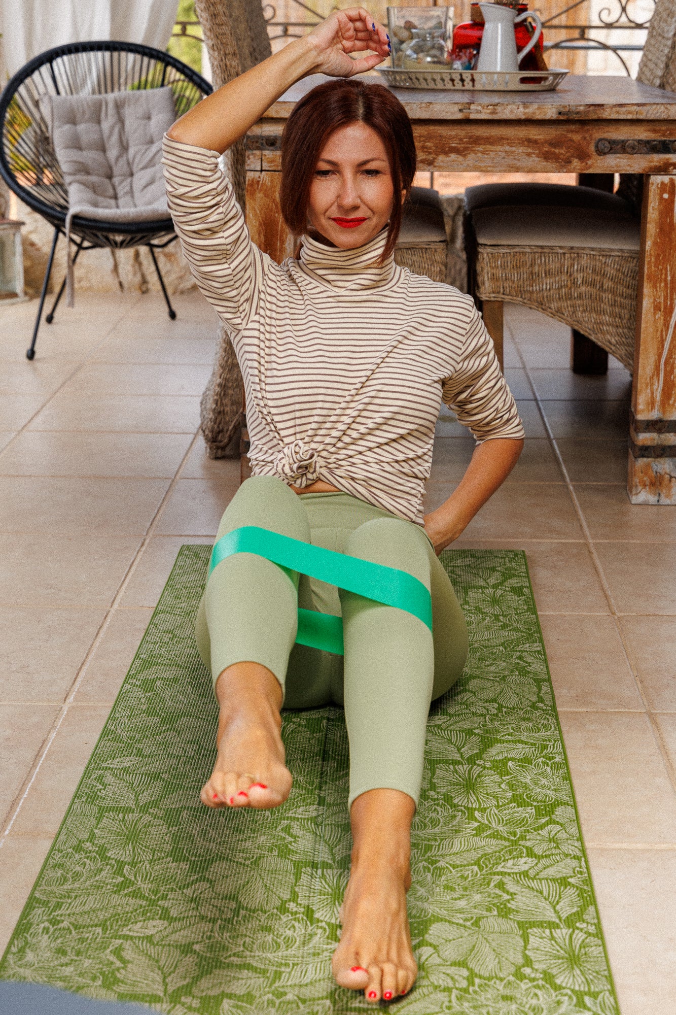 Sporty leggings in mint color!