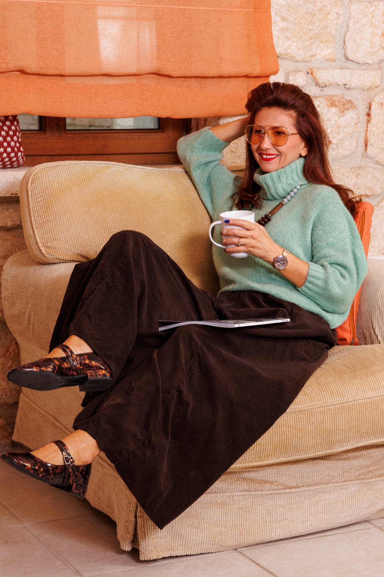 Sweater в пастелна мента!