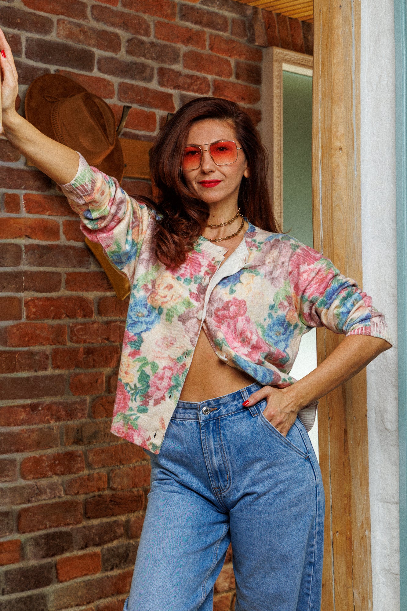 The most delicate floral cardigan!