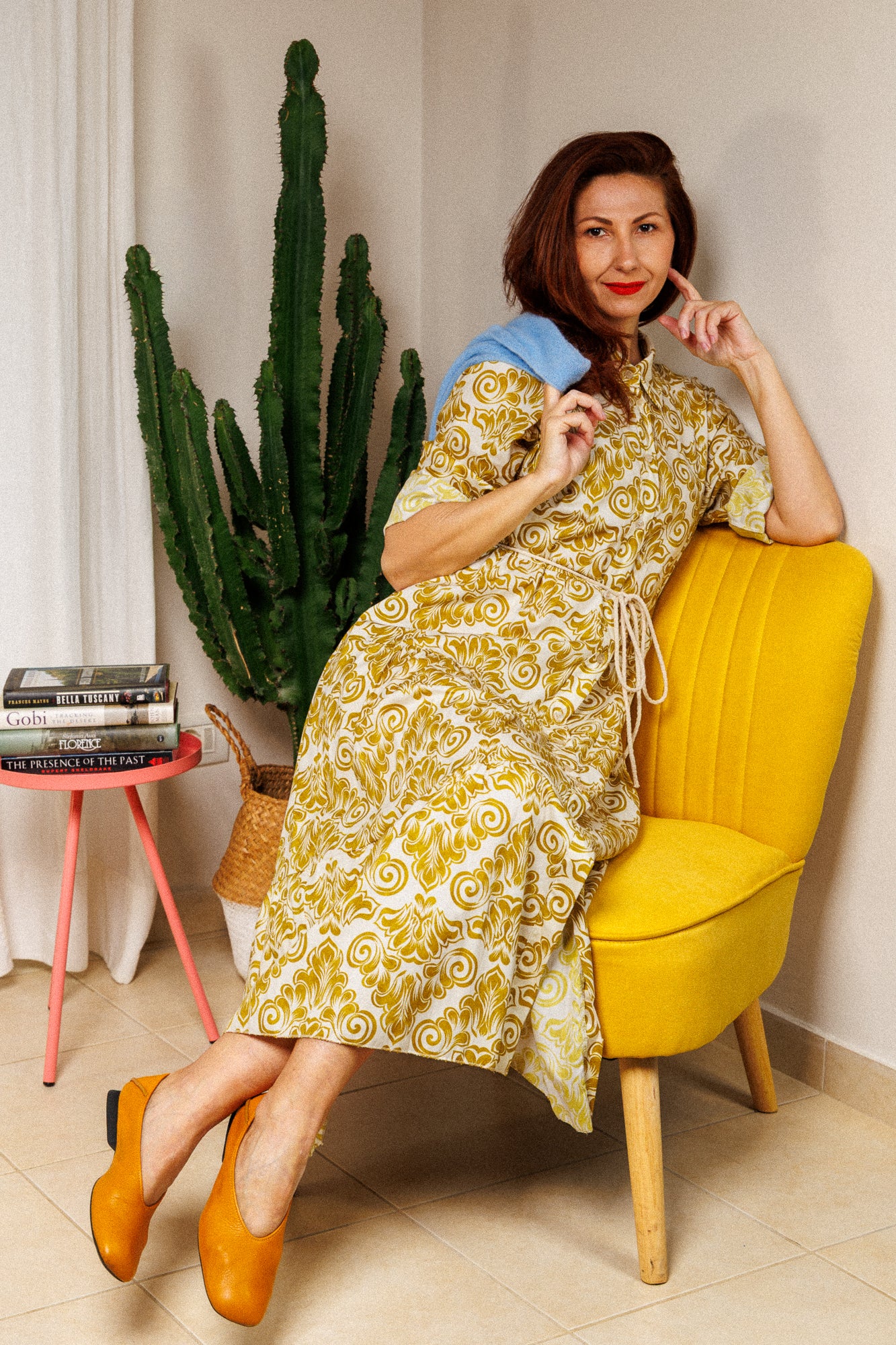 ежеднвена рокля подходяща за всеки ден. памук, дълга, свободна, удобна.