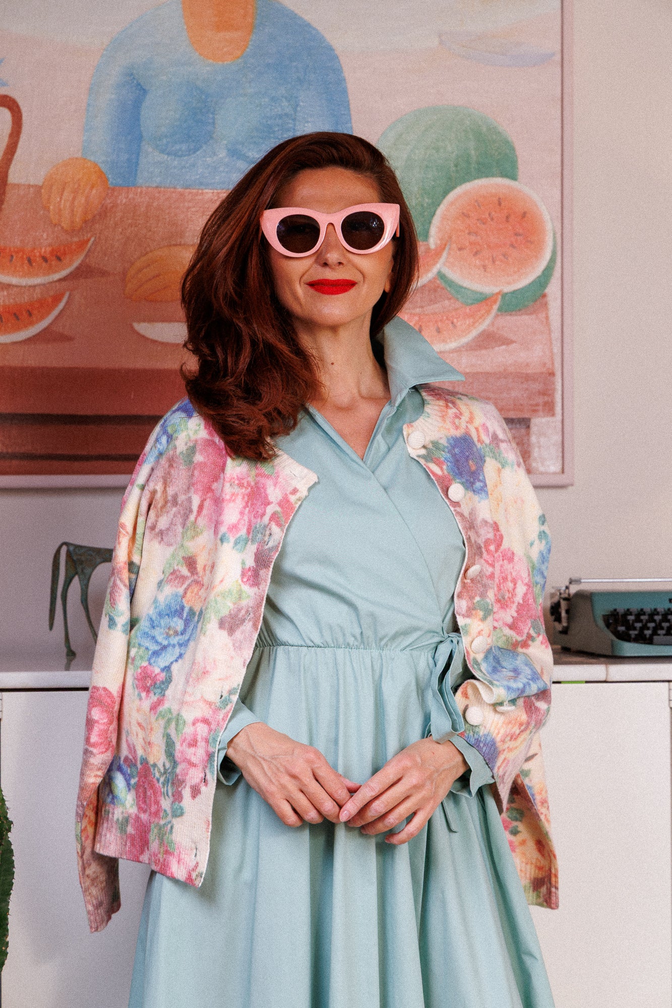 Най-нежната жилетка на цветя!