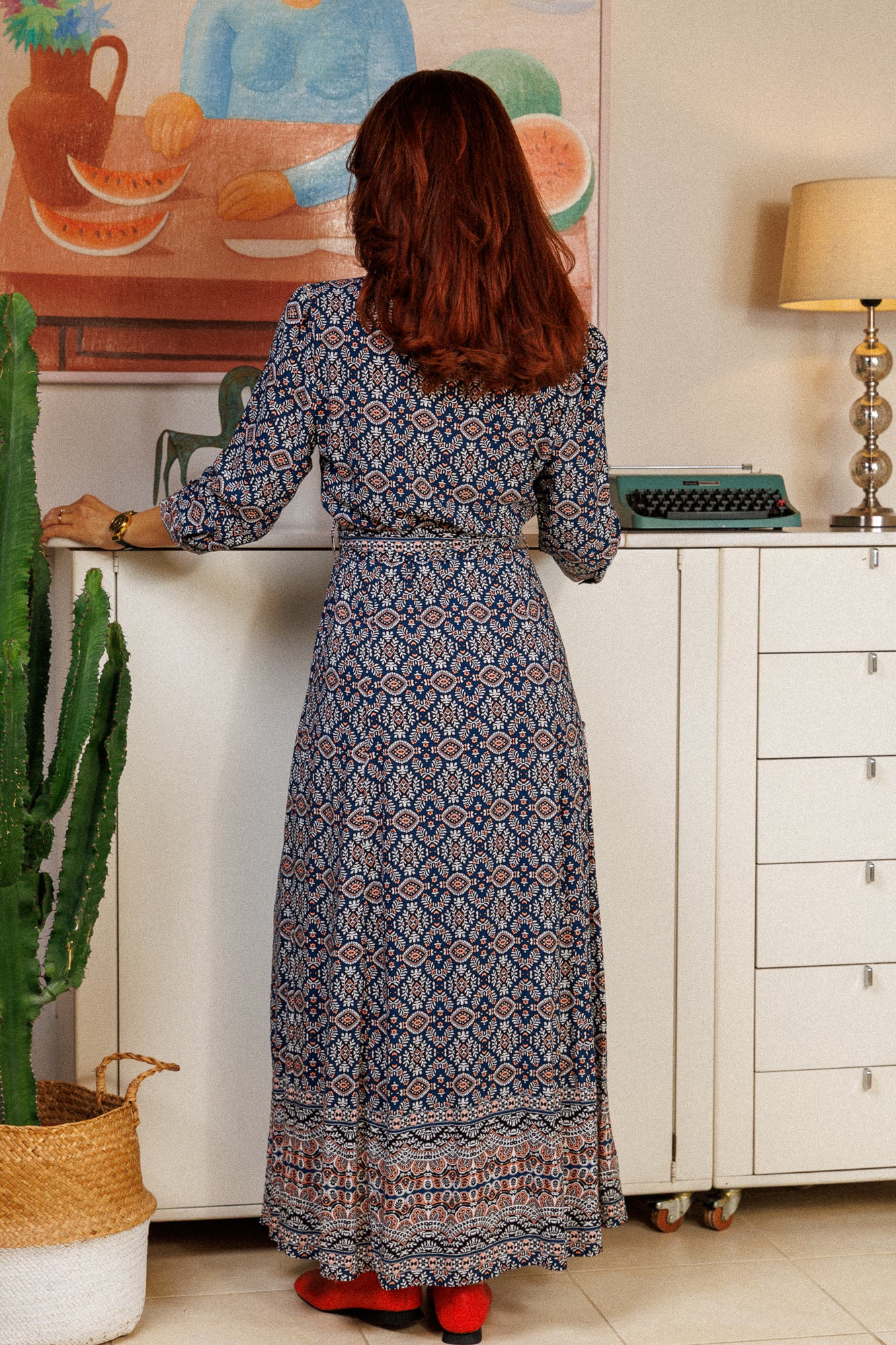 Рокля Vintage Blue!