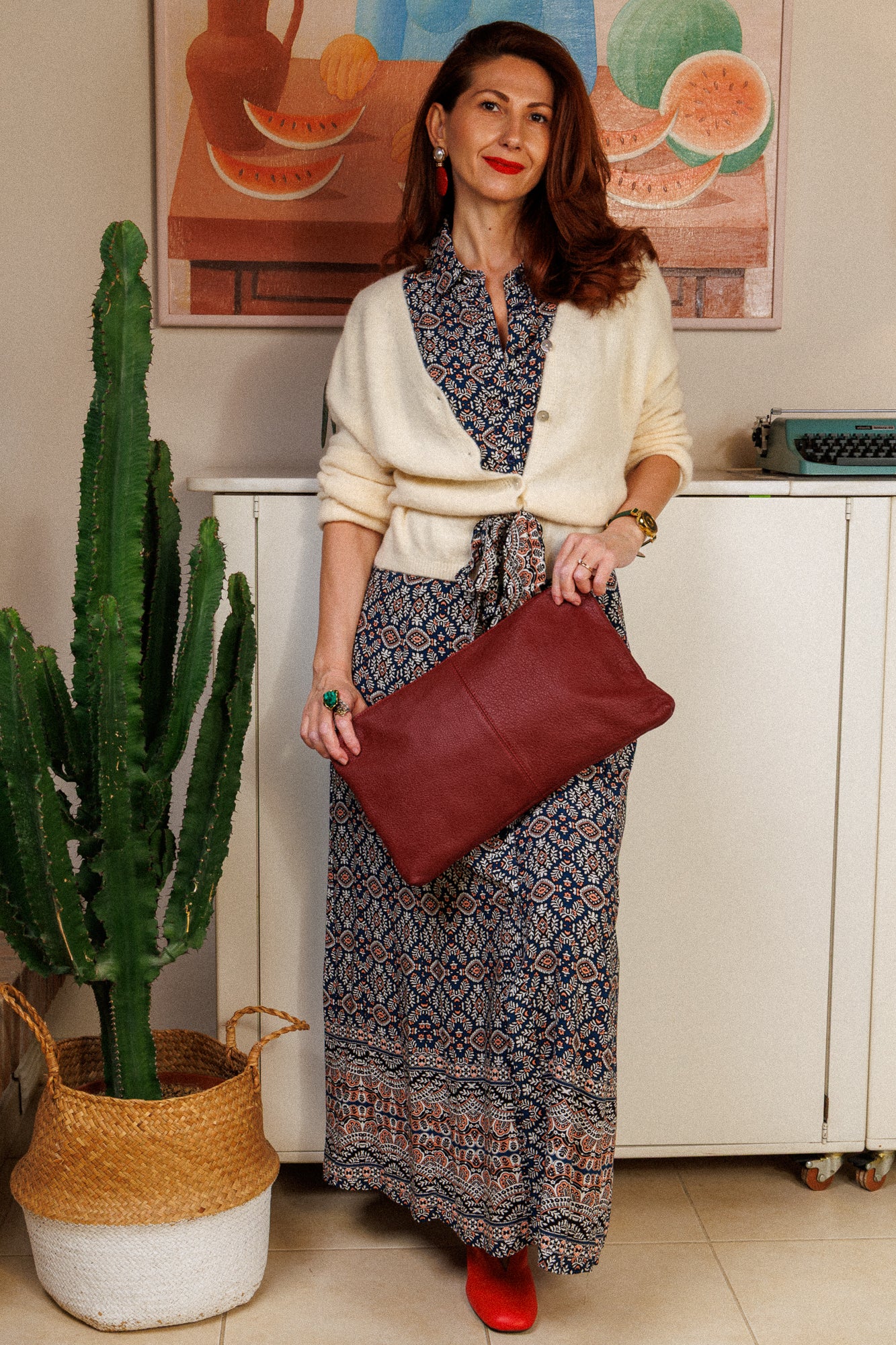 Рокля Vintage Blue!