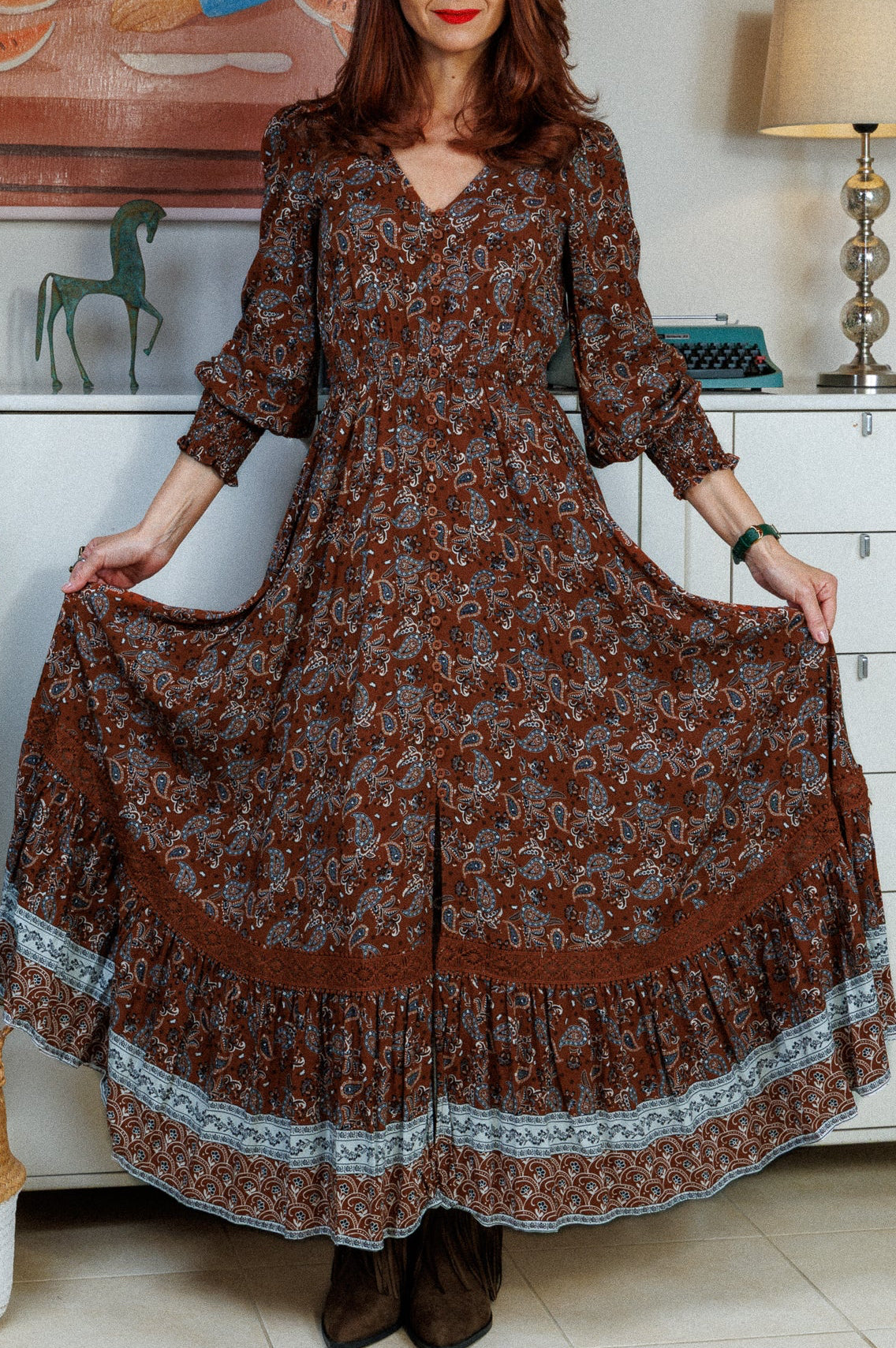 The Brown Bohemian Dress!