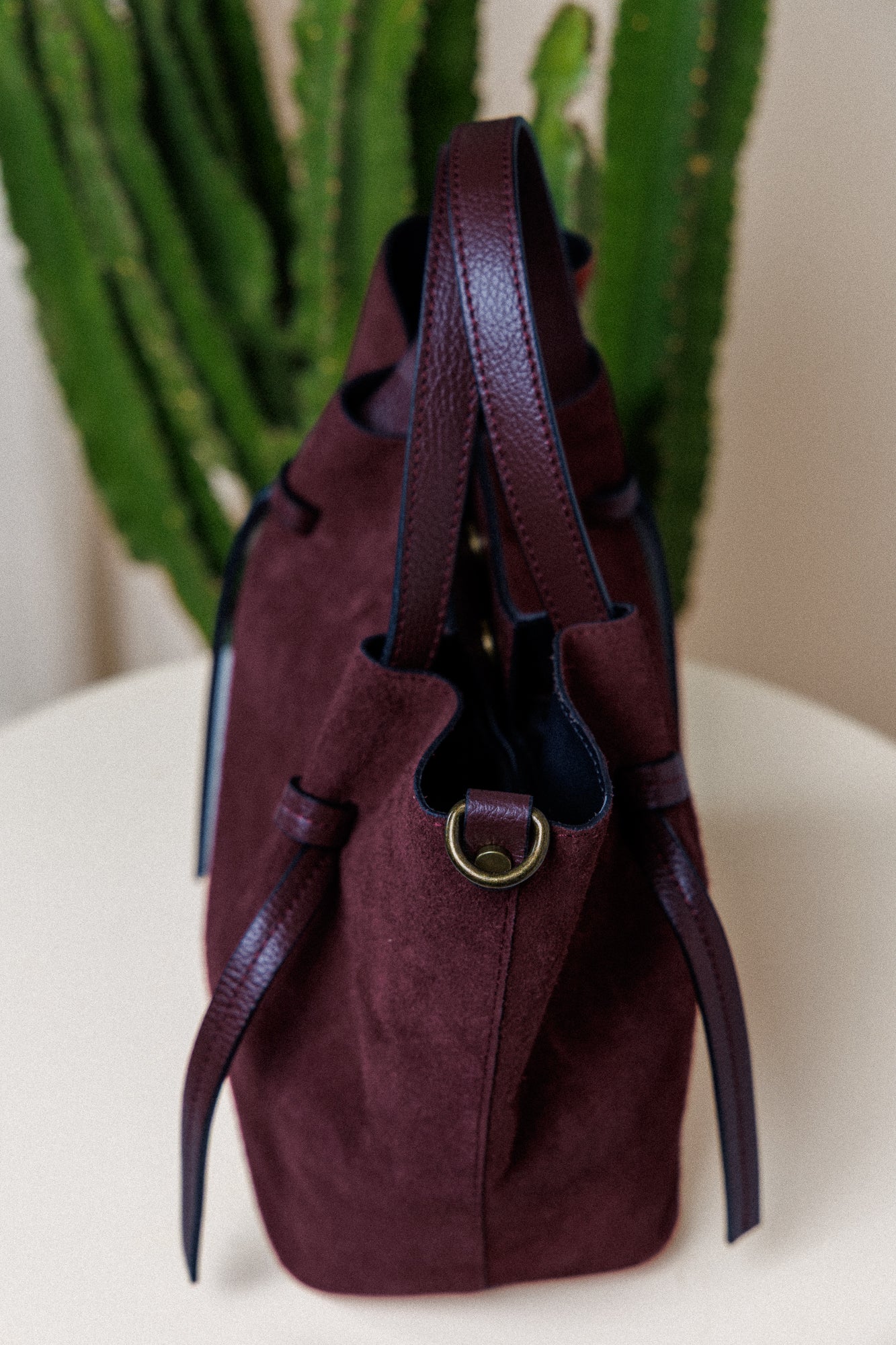 Special Suede Burgundy Bag!