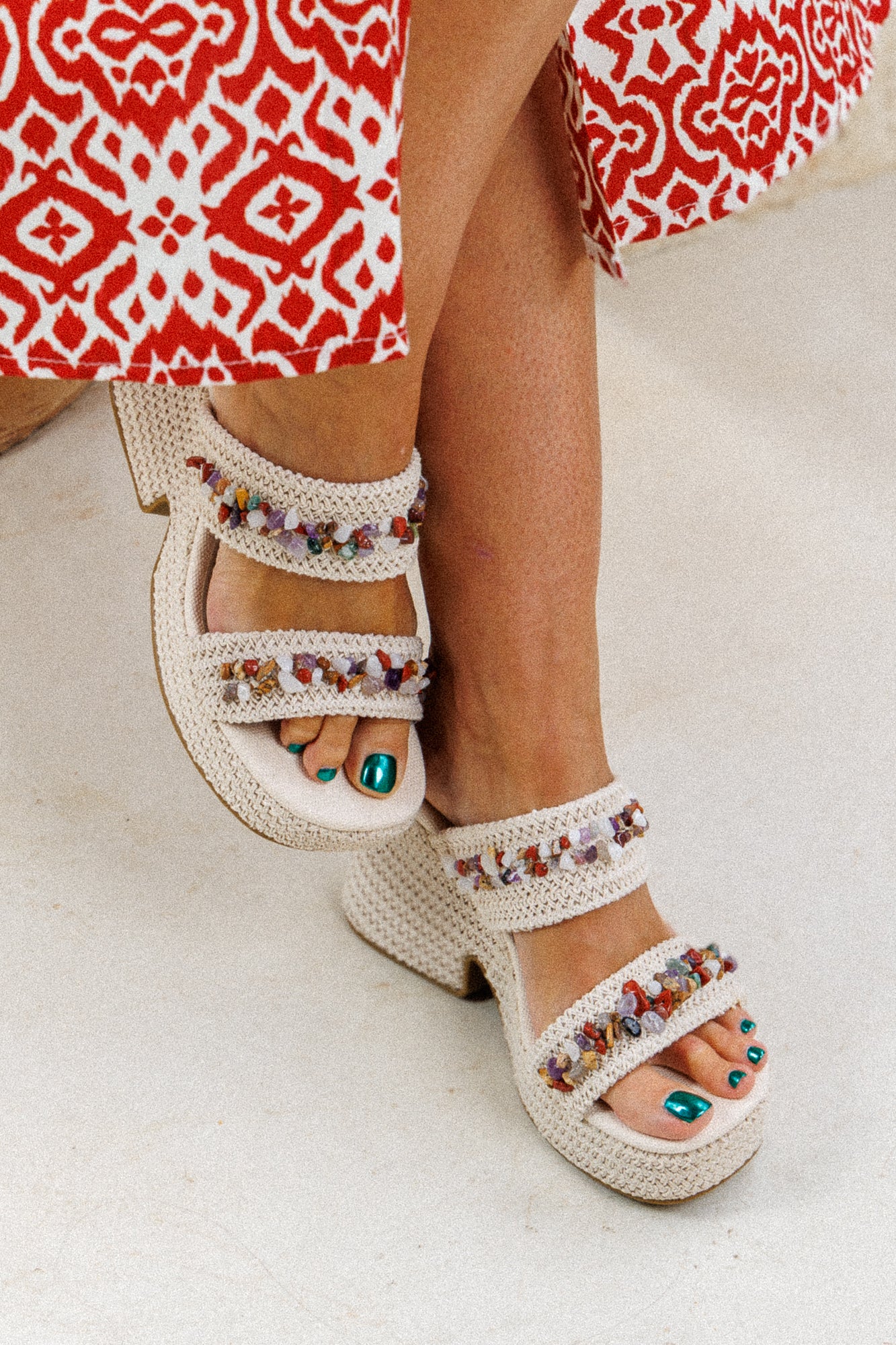 Чехли-сабо с платформа Comfort Summer