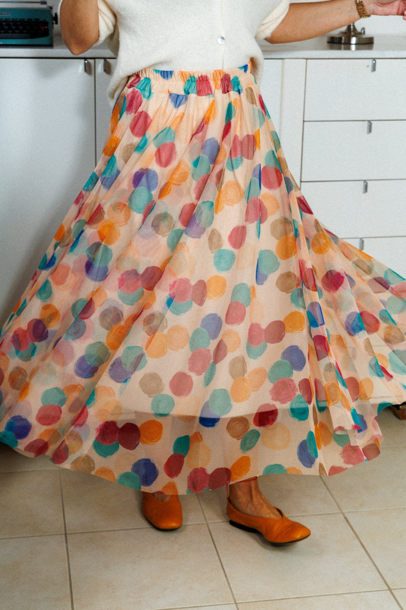 Superba fustă din tul!