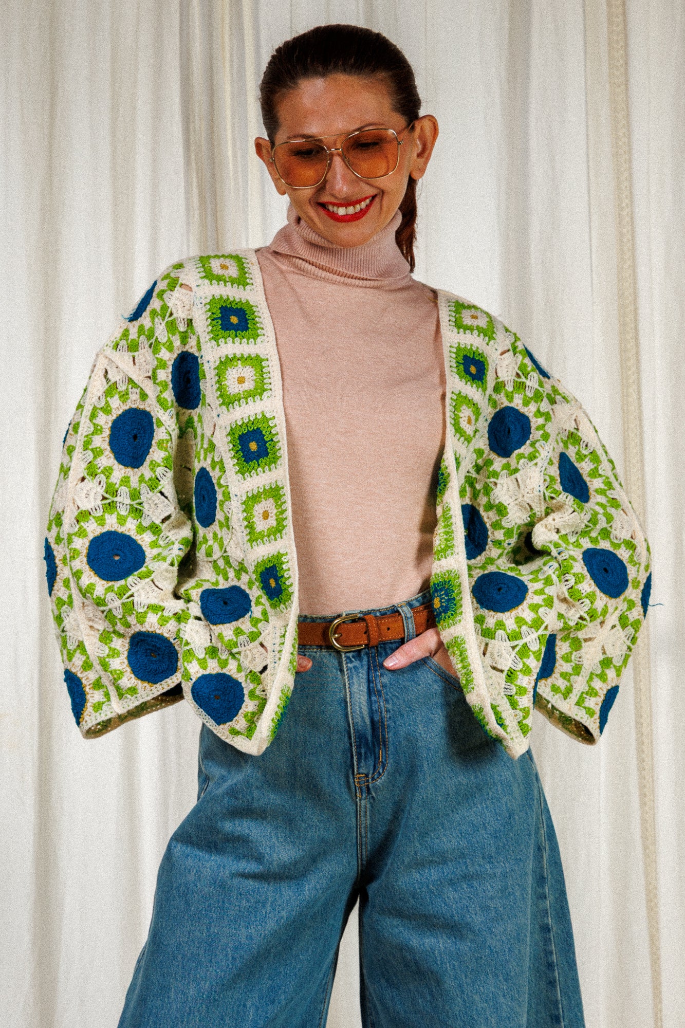 Cardigan boho în culori minunate!