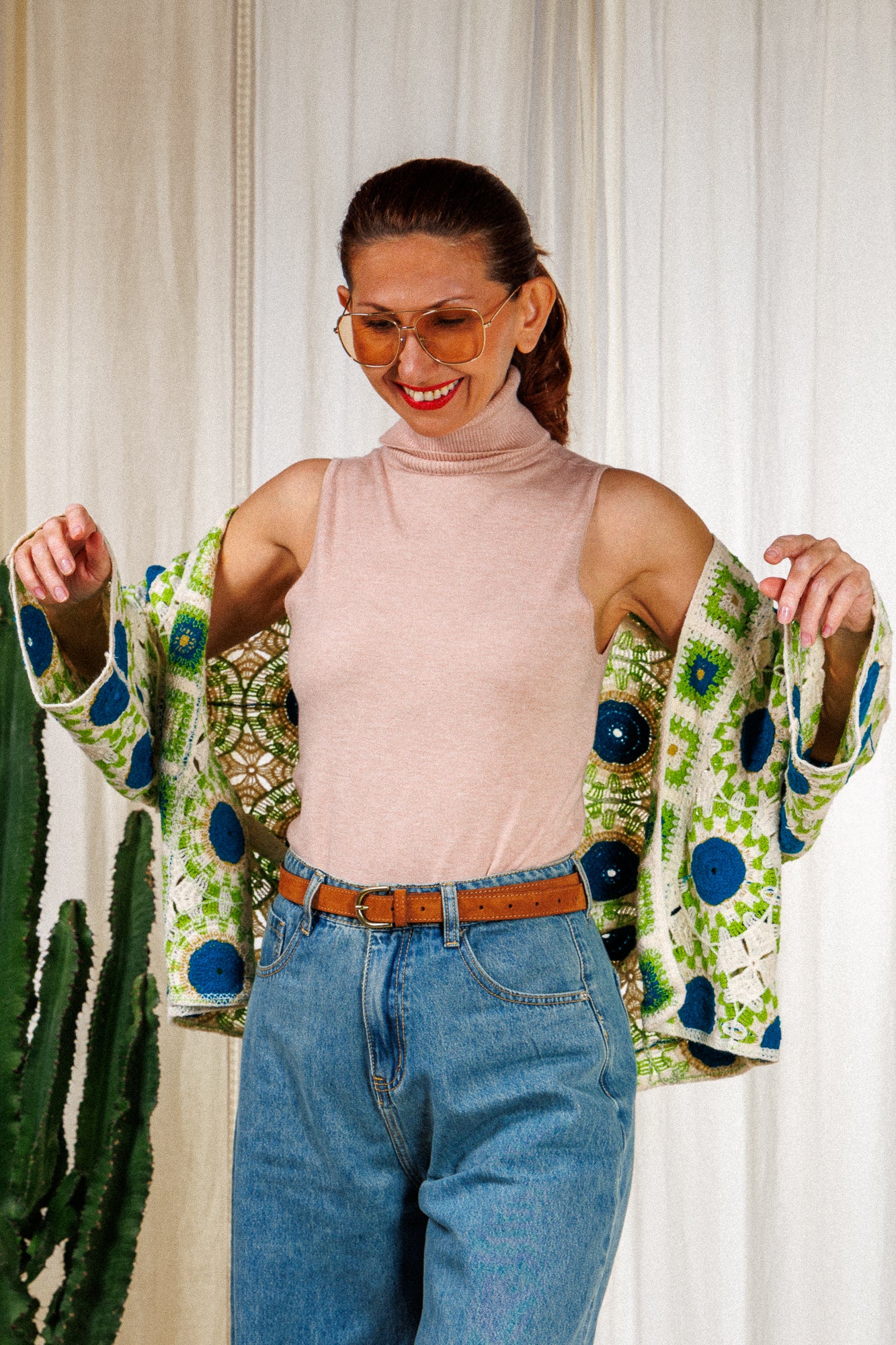 Cardigan boho în culori minunate!