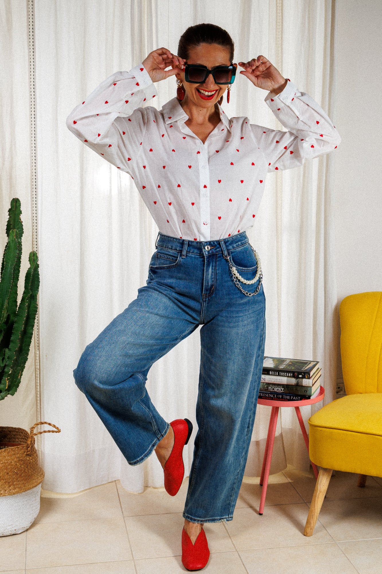 Classic MOM Denim в опушеносиньо!