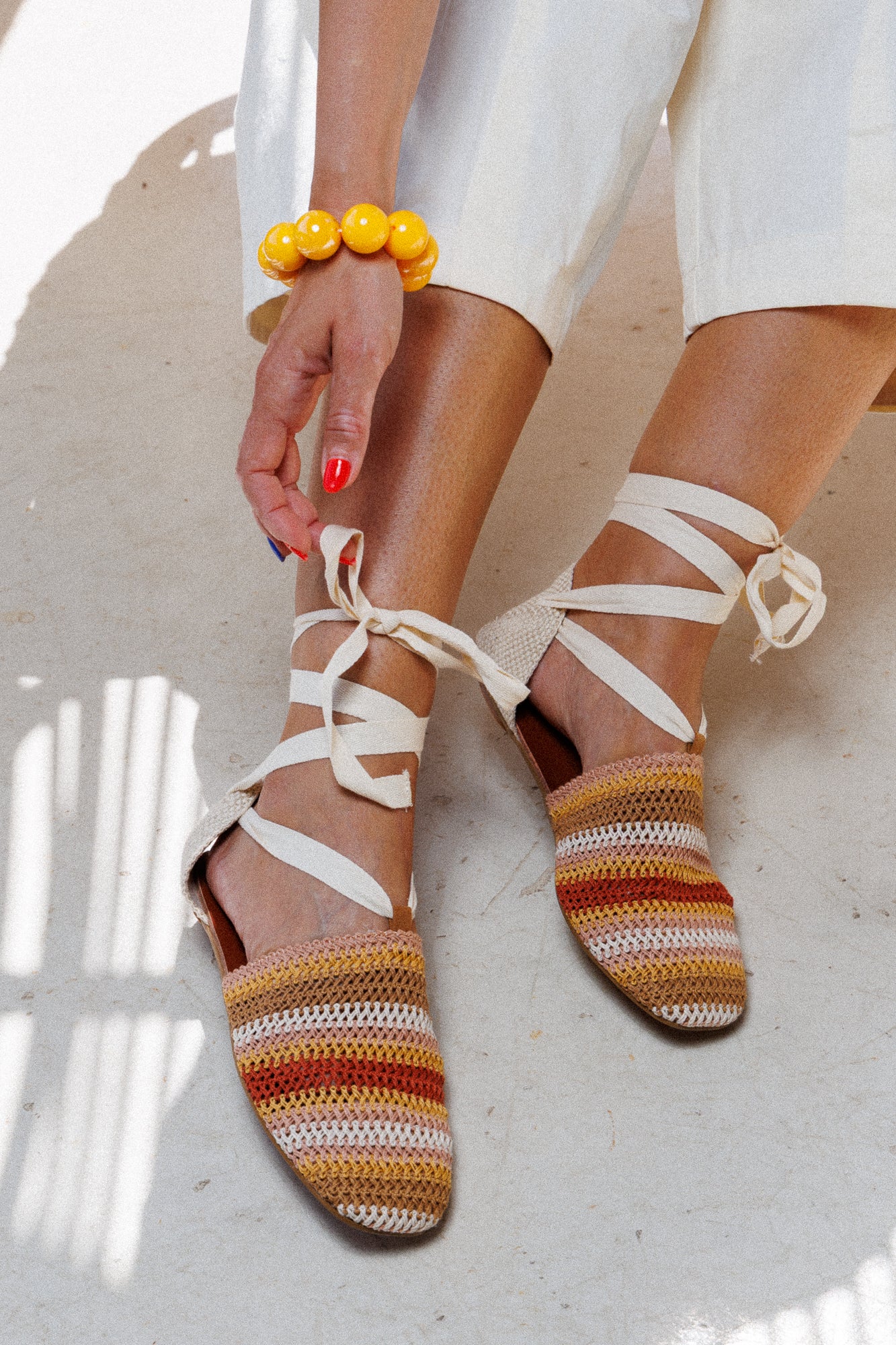 Плетени еспадрили Rainbow