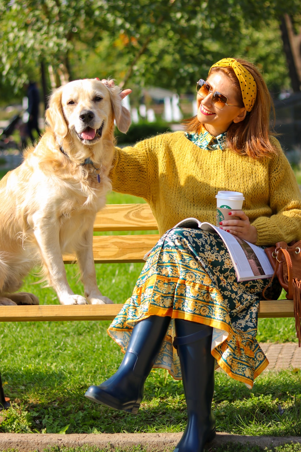 Малко есен, малко фешън и едно куче