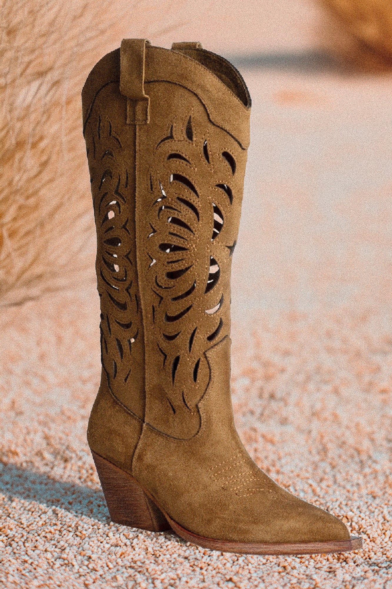 Високи каубойски летни ботуши Camel