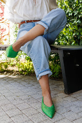 Green Sunset sandal shoe