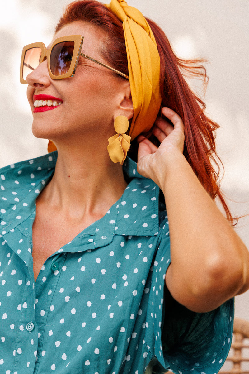 Yellow Flowers earrings