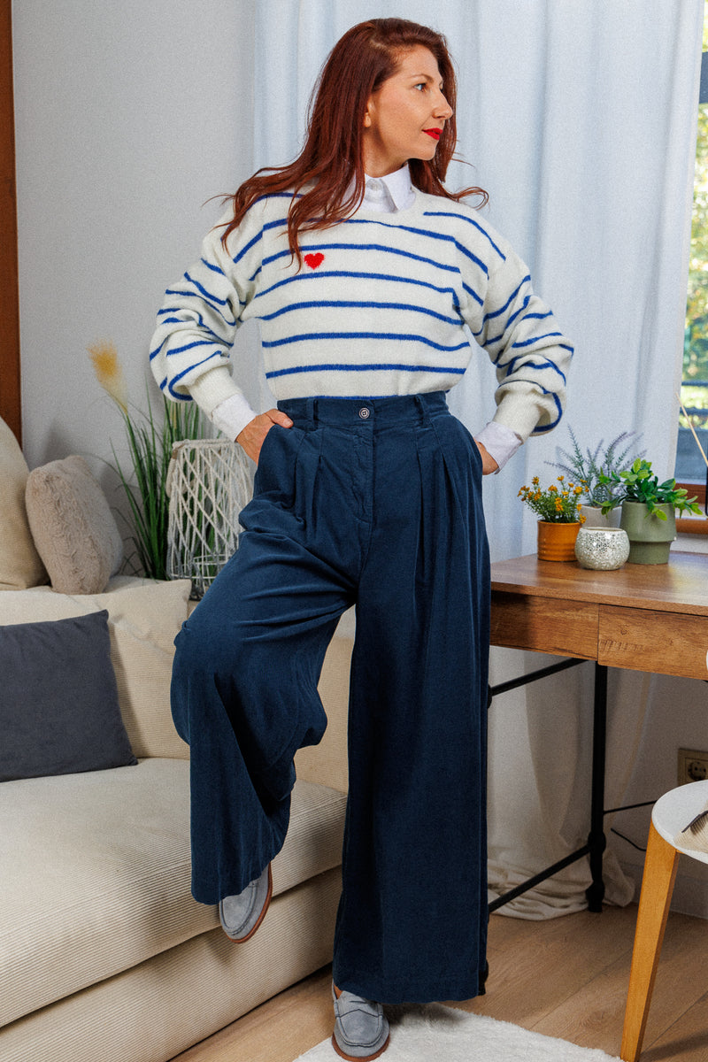 Fusta-pantaloni denim Indigo