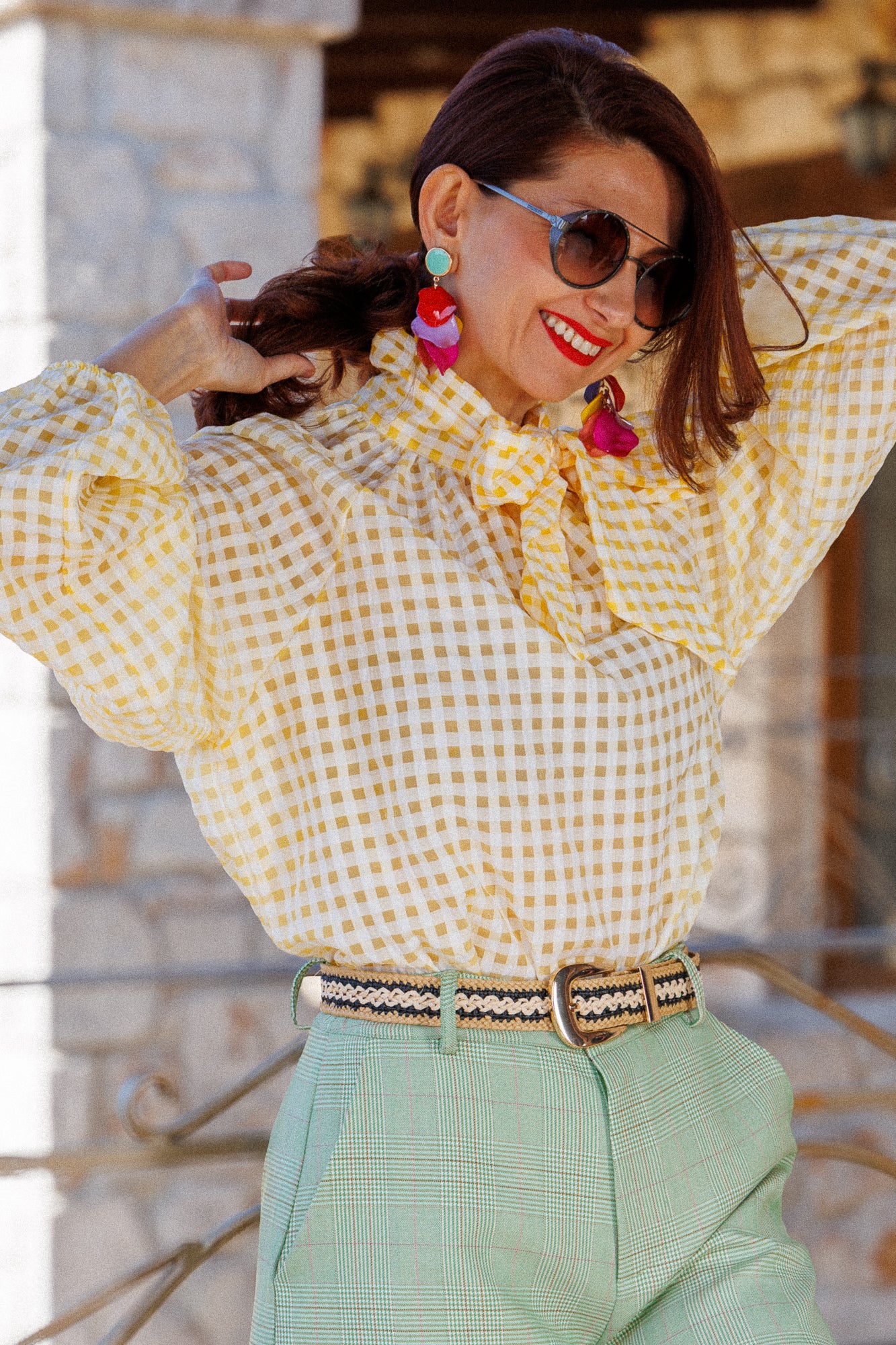 Панталонът в чудно зелено!