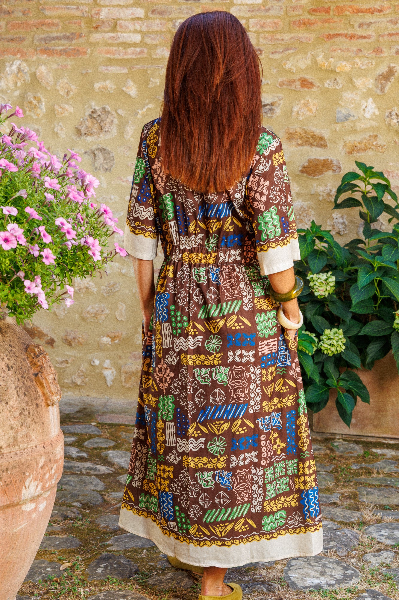 Maxi Рокля African Canvas