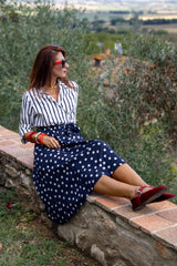 The charming polka dot dress!