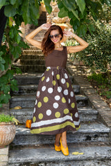 Frumoasa rochie cu buline!
