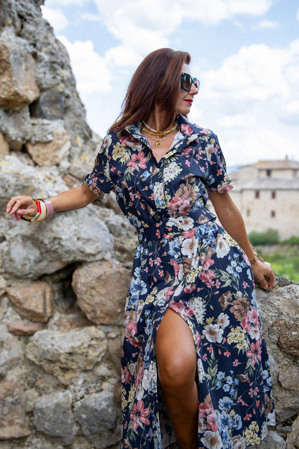 The gorgeous floral dress!