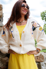 The floral embroidered vest!