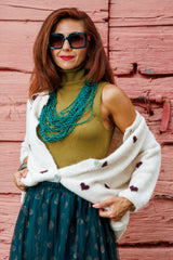 The cutest heart cardigan!