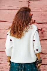 The cutest heart cardigan!