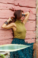 Sleeveless polo shirt