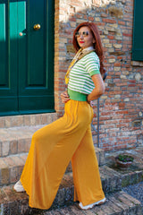 Golden Sunset Skirt-Pants