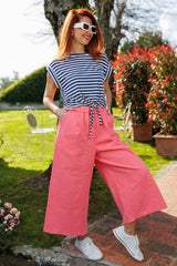 Pinky skirt-pants