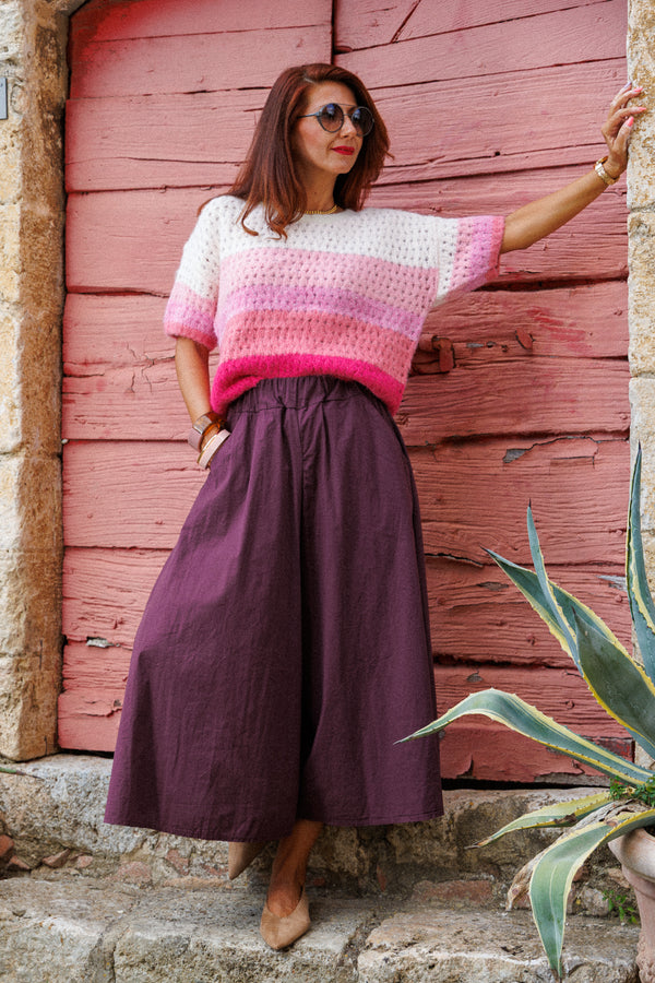 Red fig culottes