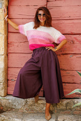 Red fig culottes