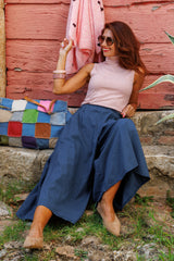 Skirt-pants Plum Blue