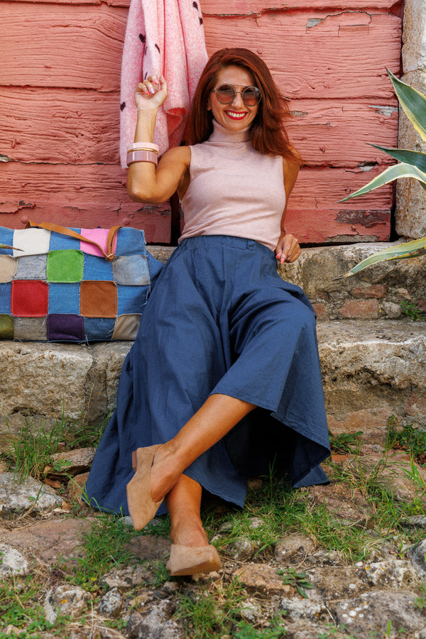 Skirt-pants Plum Blue
