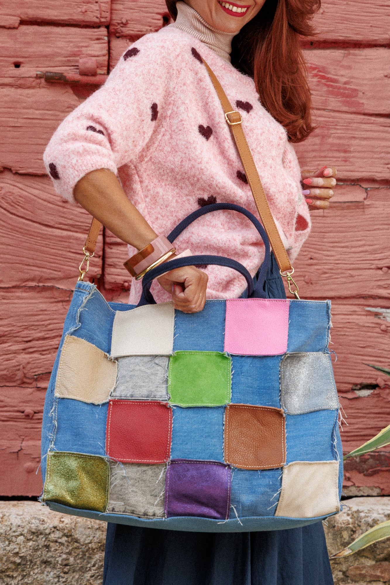 Чанта Leather & Denim