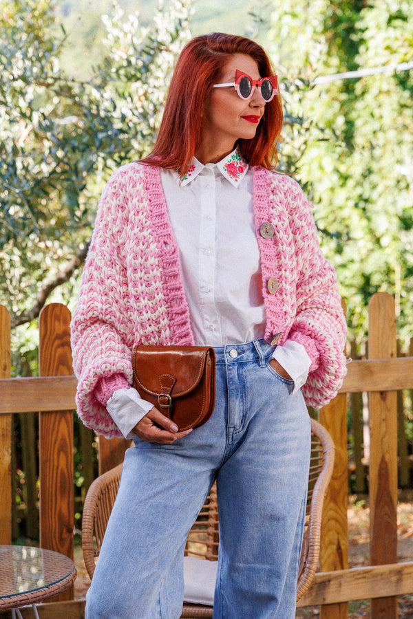 Cardigan scurt Pinky