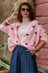 The cutest heart cardigan!