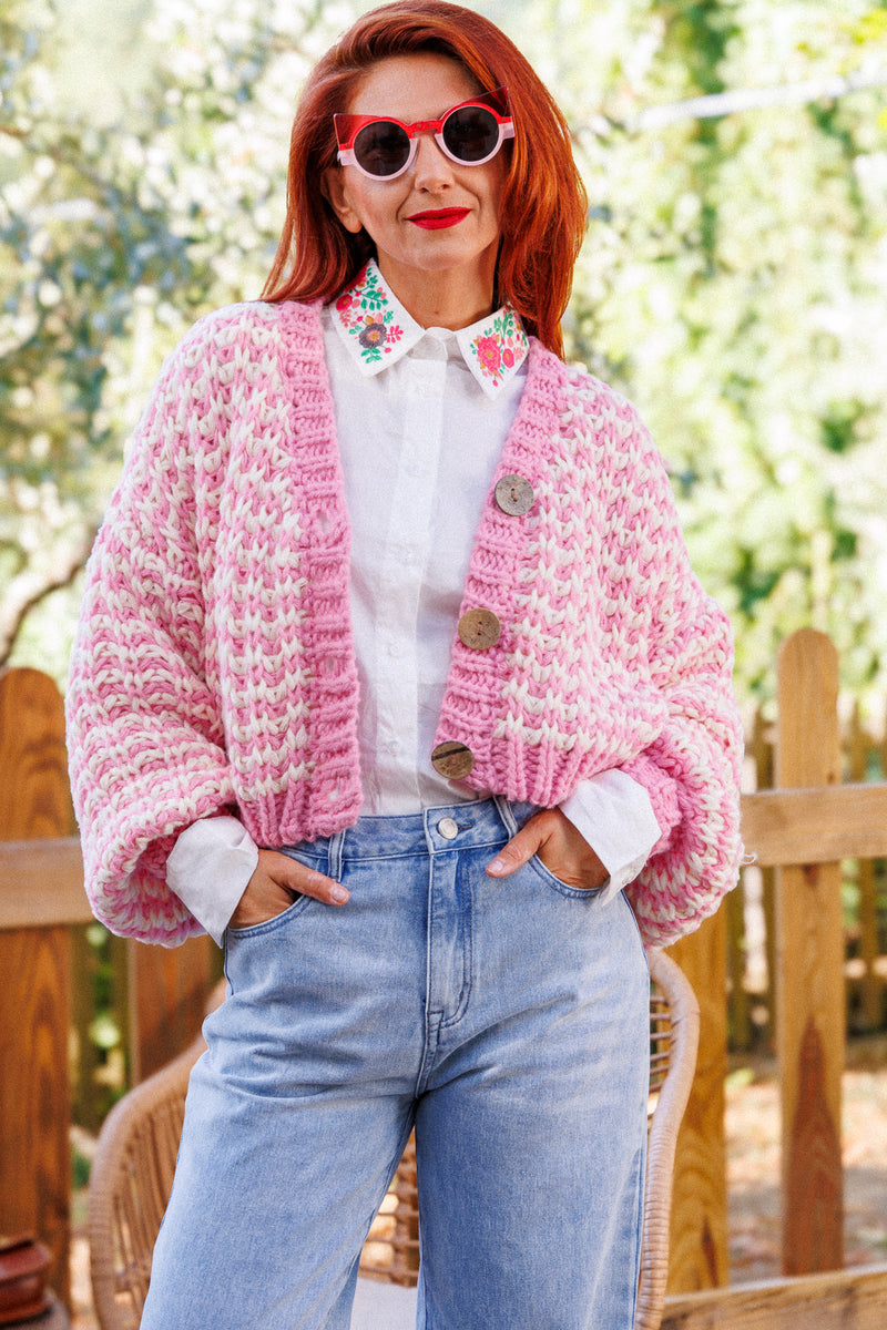 Cardigan scurt Pinky