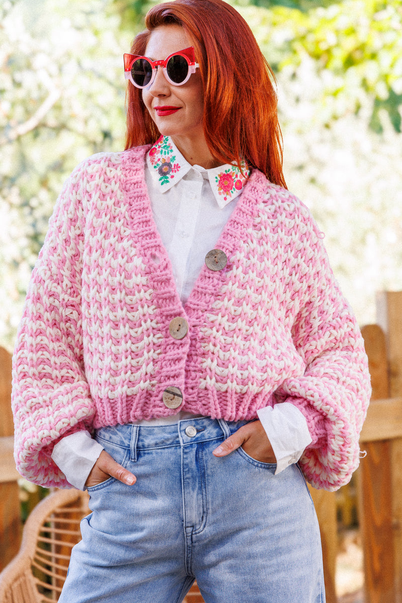 Cardigan scurt Pinky