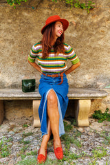 Avantgard Denim Skirt