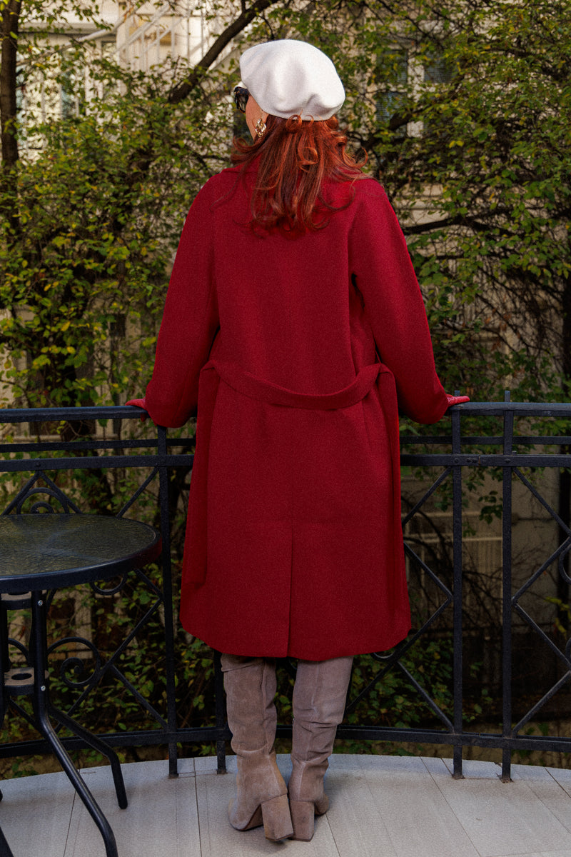 The Girl In Red Coat