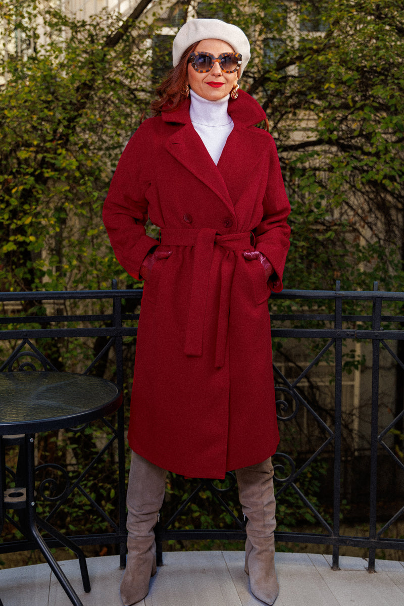 The Girl In Red Coat