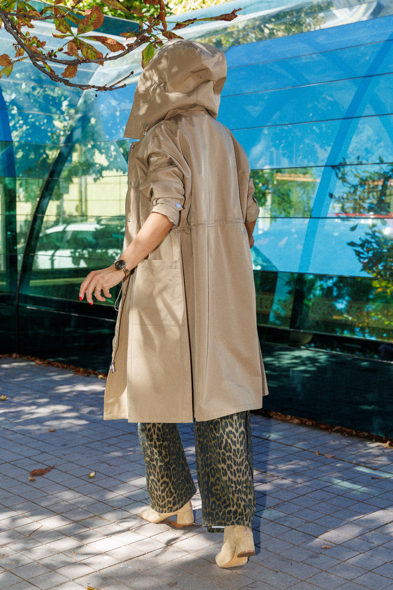 Timeless Hoody Trenchcoat
